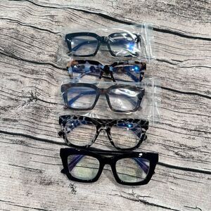 Stylish Oversized Set of 5 Readers From Amazon +1.0 Magnification